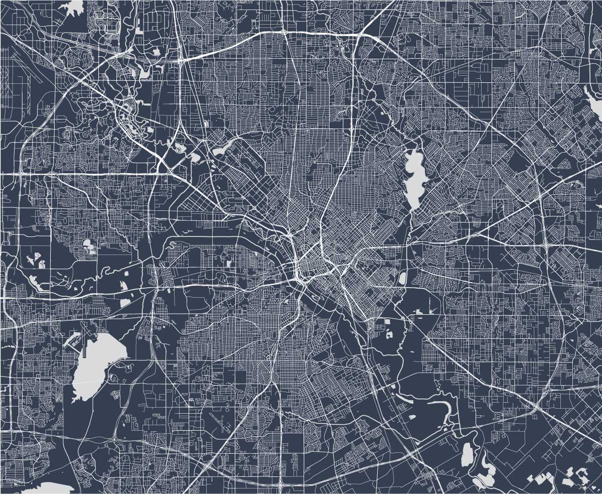 Map of Lake Dallas - Lake House White Rock